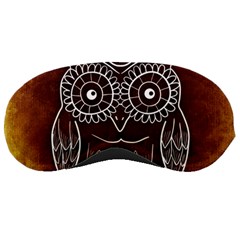 Owl Abstract Funny Pattern Sleeping Masks by Nexatart