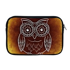 Owl Abstract Funny Pattern Apple Macbook Pro 17  Zipper Case by Nexatart