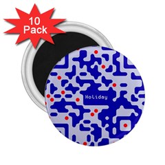 Qr Code Congratulations 2 25  Magnets (10 Pack)  by Nexatart