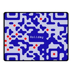 Qr Code Congratulations Fleece Blanket (small) by Nexatart