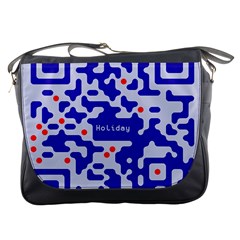 Qr Code Congratulations Messenger Bags