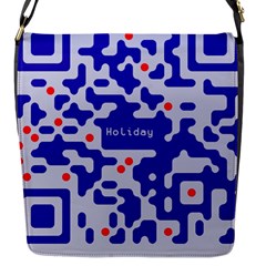 Qr Code Congratulations Flap Messenger Bag (s) by Nexatart