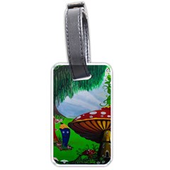 Kindergarten Painting Wall Colorful Luggage Tags (one Side)  by Nexatart