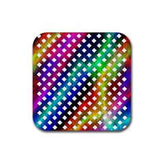 Pattern Template Shiny Rubber Coaster (square)  by Nexatart