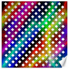 Pattern Template Shiny Canvas 12  X 12   by Nexatart