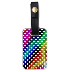 Pattern Template Shiny Luggage Tags (one Side)  by Nexatart