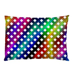 Pattern Template Shiny Pillow Case (two Sides) by Nexatart