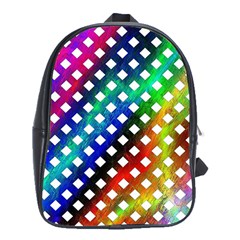 Pattern Template Shiny School Bags (xl) 