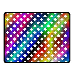 Pattern Template Shiny Double Sided Fleece Blanket (small)  by Nexatart