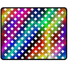 Pattern Template Shiny Double Sided Fleece Blanket (medium)  by Nexatart