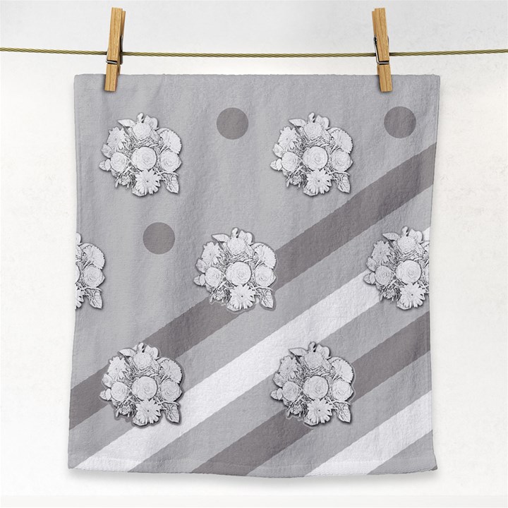 Stripes Pattern Background Design Face Towel