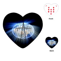 Energy Revolution Current Playing Cards (heart)  by Nexatart