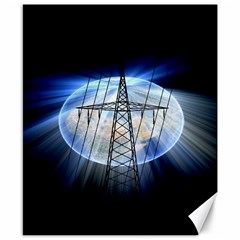 Energy Revolution Current Canvas 8  X 10  by Nexatart