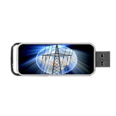 Energy Revolution Current Portable Usb Flash (one Side) by Nexatart