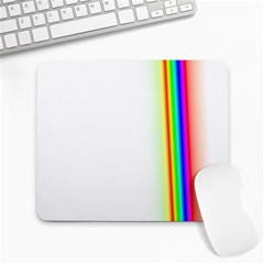 Rainbow Side Background Large Mousepads