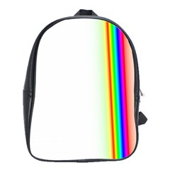 Rainbow Side Background School Bags(large) 