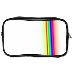 Rainbow Side Background Toiletries Bags 2-side by Nexatart