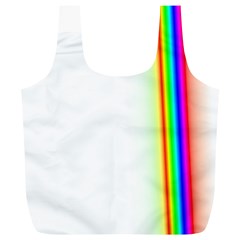 Rainbow Side Background Full Print Recycle Bags (l) 