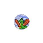 Dragon Heart Kids Love Cute 1  Mini Buttons Front