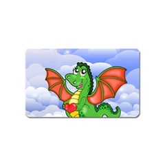 Dragon Heart Kids Love Cute Magnet (name Card) by Nexatart