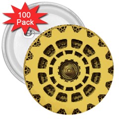 Gears 3  Buttons (100 Pack) 