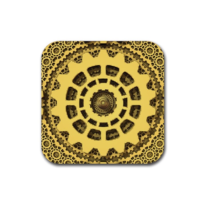 Gears Rubber Coaster (Square) 