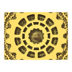 Gears Double Sided Flano Blanket (mini)  by Nexatart