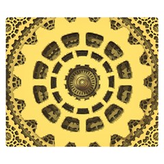 Gears Double Sided Flano Blanket (small)  by Nexatart