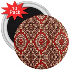 Seamless Carpet Pattern 3  Magnets (10 Pack)  by Nexatart