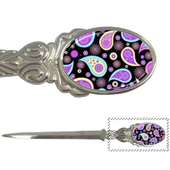 Paisley Pattern Background Colorful Letter Openers by Nexatart