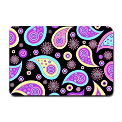 Paisley Pattern Background Colorful Small Doormat  by Nexatart