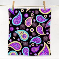 Paisley Pattern Background Colorful Face Towel