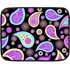 Paisley Pattern Background Colorful Fleece Blanket (mini)