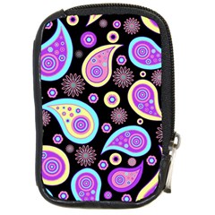 Paisley Pattern Background Colorful Compact Camera Cases by Nexatart