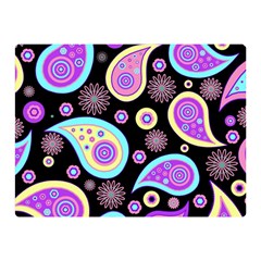 Paisley Pattern Background Colorful Double Sided Flano Blanket (mini)  by Nexatart