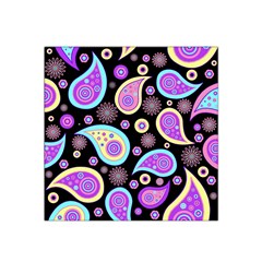 Paisley Pattern Background Colorful Satin Bandana Scarf