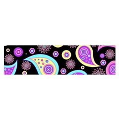 Paisley Pattern Background Colorful Satin Scarf (oblong) by Nexatart