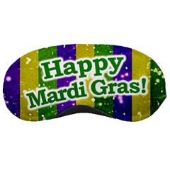 Happy Mardi Gras Poster Sleeping Masks by dflcprints