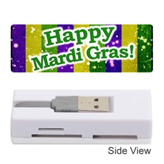 Happy Mardi Gras Poster Memory Card Reader (stick)  by dflcprints