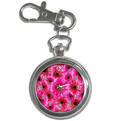 Gerbera Flower Nature Pink Blosso Key Chain Watches by Nexatart