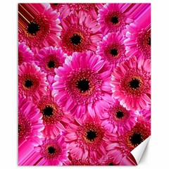 Gerbera Flower Nature Pink Blosso Canvas 16  X 20  