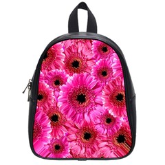 Gerbera Flower Nature Pink Blosso School Bags (small)  by Nexatart