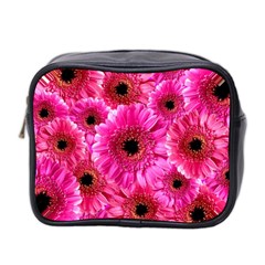 Gerbera Flower Nature Pink Blosso Mini Toiletries Bag 2-side by Nexatart