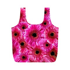 Gerbera Flower Nature Pink Blosso Full Print Recycle Bags (m)  by Nexatart