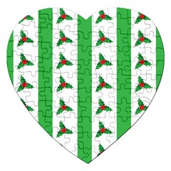 Holly Jigsaw Puzzle (heart)