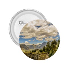 Valley And Andes Range Mountains Latacunga Ecuador 2 25  Buttons by dflcprints