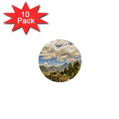 Valley And Andes Range Mountains Latacunga Ecuador 1  Mini Buttons (10 Pack)  by dflcprints