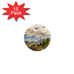 Valley And Andes Range Mountains Latacunga Ecuador 1  Mini Magnet (10 Pack)  by dflcprints