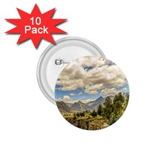 Valley And Andes Range Mountains Latacunga Ecuador 1 75  Buttons (10 Pack) by dflcprints