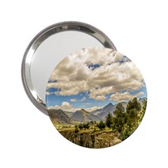 Valley And Andes Range Mountains Latacunga Ecuador 2 25  Handbag Mirrors by dflcprints